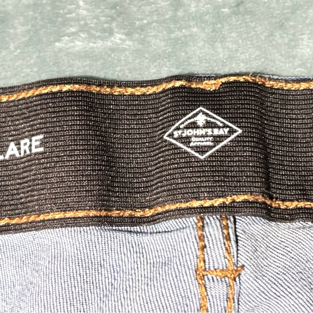 St. John's Bay Blue boot cut Jeans with Classic Stitching